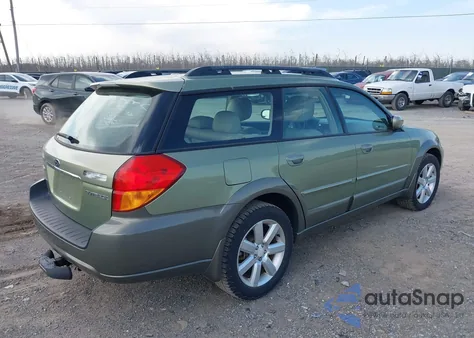 2006 Subaru Outback z USA, uszkodzony, nr VIN 4S4BP62C267361983